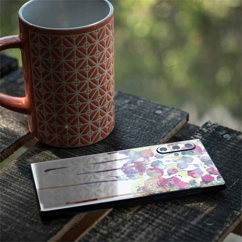 Painted Flowers Galaxy Note 10 Plus Skin