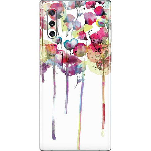 Painted Flowers Galaxy Note 10 Skin