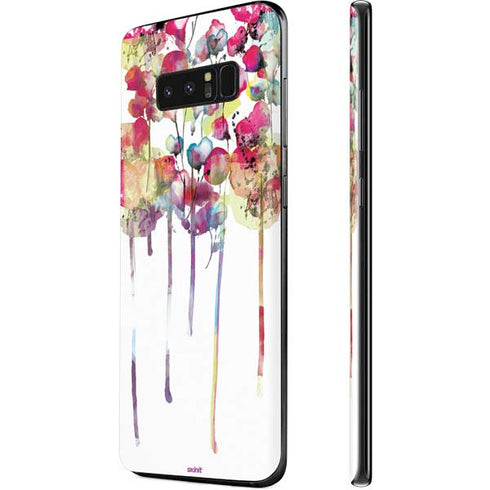 Painted Flowers Galaxy Note 8 Skin