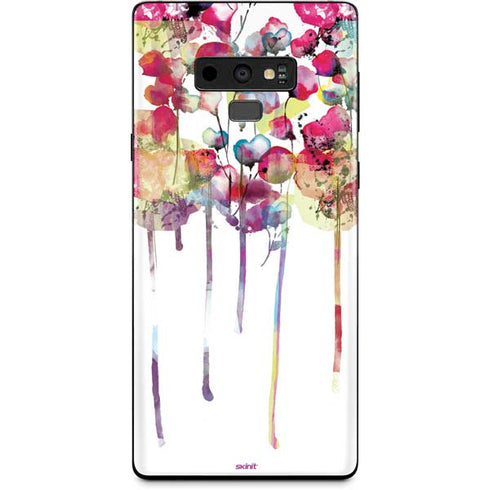 Painted Flowers Galaxy Note 9 Skin