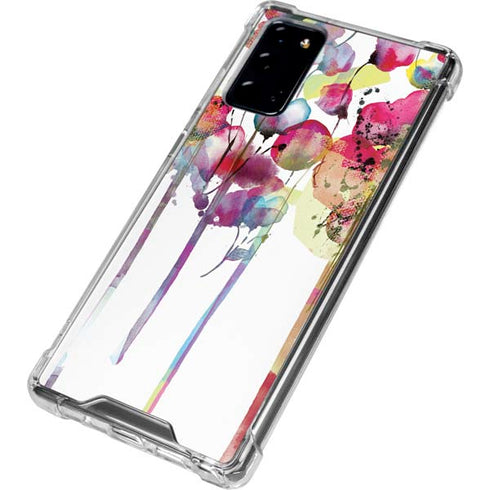 Painted Flowers Galaxy Note20 5G Clear Case