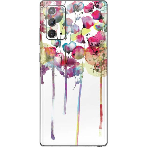 Painted Flowers Galaxy Note20 5G Skin