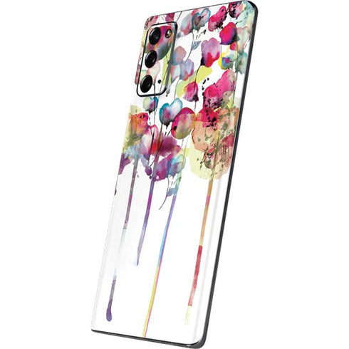 Painted Flowers Galaxy Note20 5G Skin