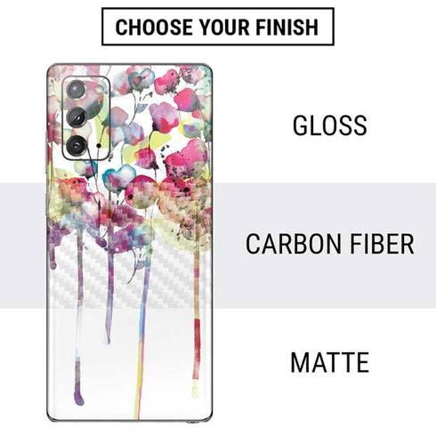 Painted Flowers Galaxy Note20 5G Skin