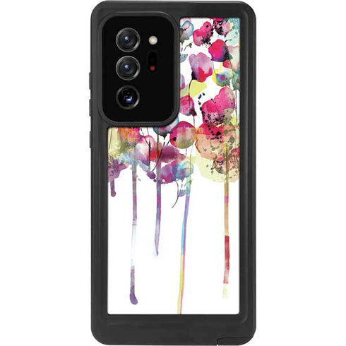 Painted Flowers Galaxy Note20 Ultra 5G Waterproof Case