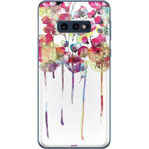 Painted Flowers Galaxy S10e Skin