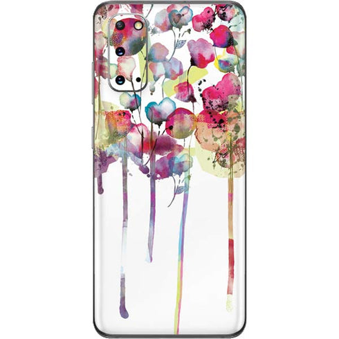Painted Flowers Galaxy S20 Skin