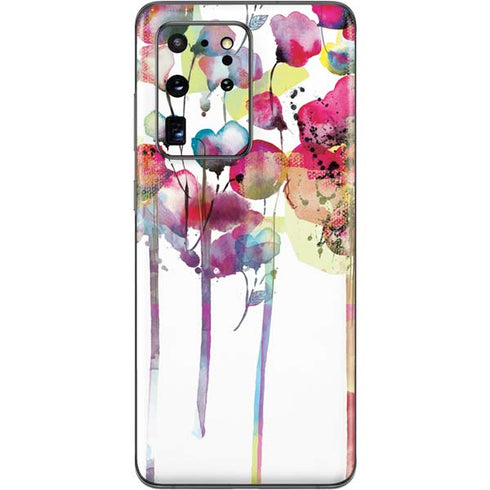 Painted Flowers Galaxy S20 Ultra 5G Skin