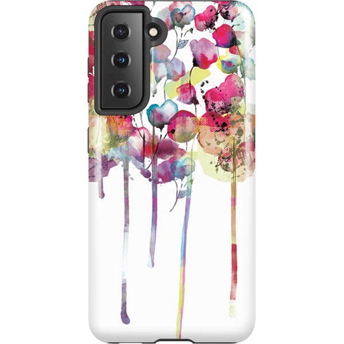 Painted Flowers Galaxy S21 5G Pro Case