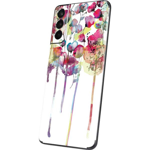 Painted Flowers Galaxy S21 5G Skin