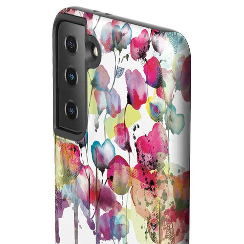 Painted Flowers Galaxy S21 FE Pro Case