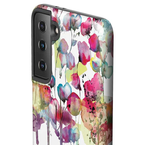 Painted Flowers Galaxy S21 Plus 5G Pro Case