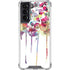 Painted Flowers Galaxy S22 Clear Case