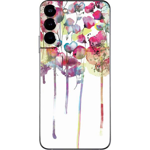 Painted Flowers Galaxy S22 Plus Skin