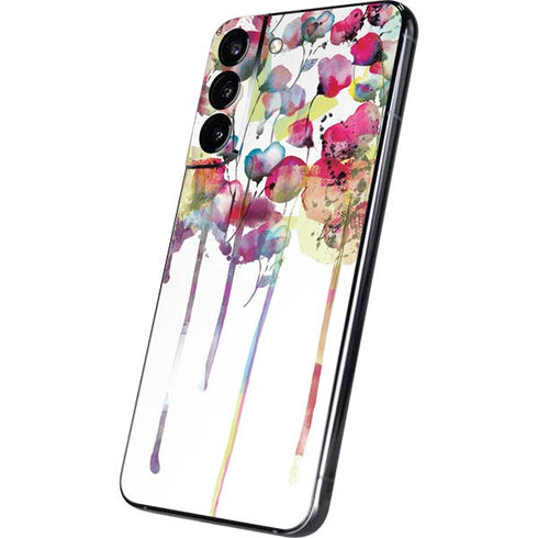 Painted Flowers Galaxy S22 Plus Skin