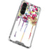 Painted Flowers Galaxy S23 Clear Case