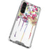 Painted Flowers Galaxy S23 Plus Clear Case