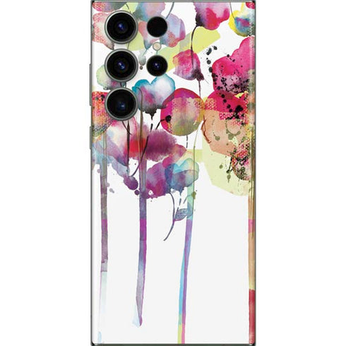 Painted Flowers Galaxy S23 Ultra Skin