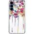 Painted Flowers Galaxy S24 Clear Case