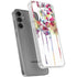 Painted Flowers Galaxy S24 Plus Clear Case