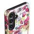 Painted Flowers Galaxy S24 Plus Impact Case