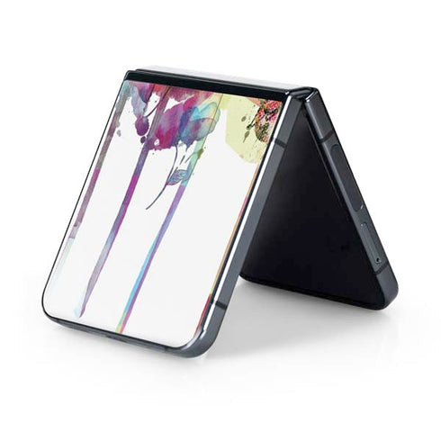 Painted Flowers Galaxy Z Flip5 5G Skin