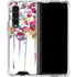 Painted Flowers Galaxy Z Fold4 5G Clear Case