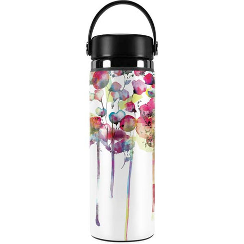 Painted Flowers Hydro Flask 20oz Wide Mouth Skin