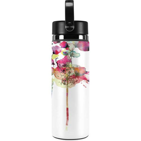 Painted Flowers Hydro Flask 20oz Wide Mouth Skin