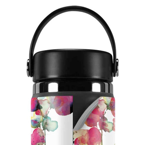 Painted Flowers Hydro Flask 20oz Wide Mouth Skin