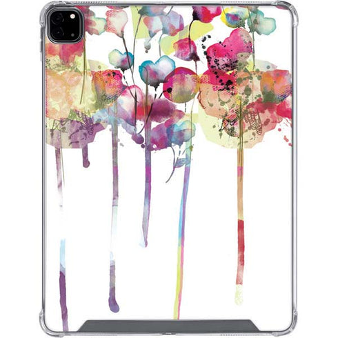 Painted Flowers iPad Pro 12.9in (2020) Clear Case