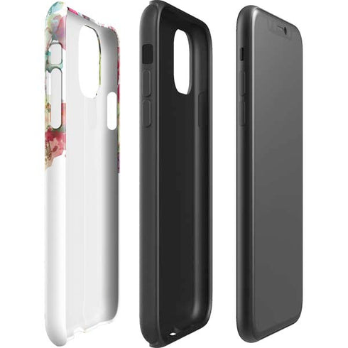 Painted Flowers iPhone 11 Pro Max Impact Case