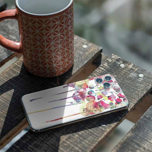 Painted Flowers iPhone 11 Pro Max Skin