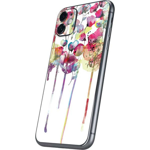Painted Flowers iPhone 11 Skin