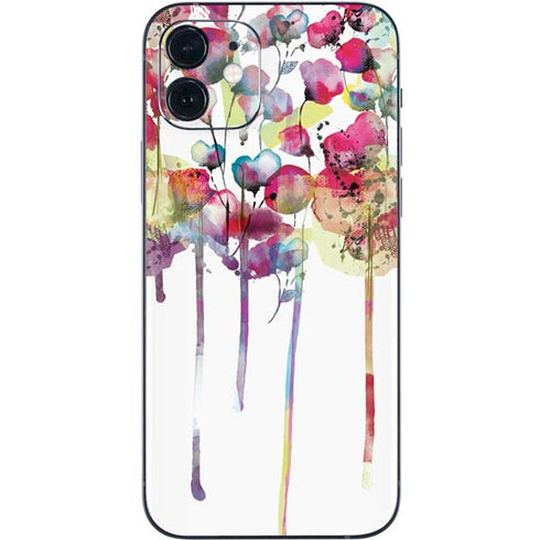 Painted Flowers iPhone 12 Mini Skin