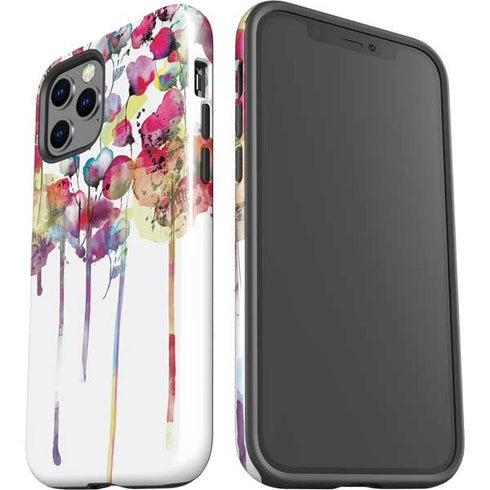 Painted Flowers iPhone 12 Pro Max Impact Case