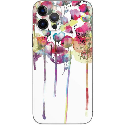 Painted Flowers iPhone 12 Pro Skin