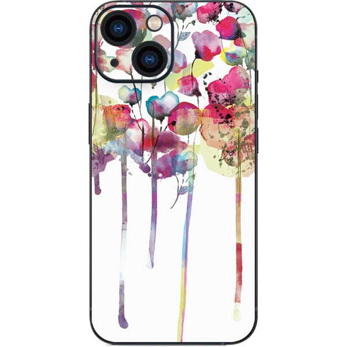 Painted Flowers iPhone 13 Mini Skin