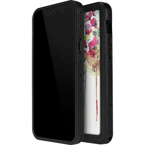 Painted Flowers iPhone 13 Mini Waterproof Case