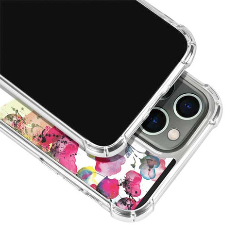 Painted Flowers iPhone 13 Pro Clear Case