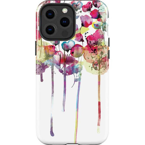 Painted Flowers iPhone 13 Pro Max Impact Case