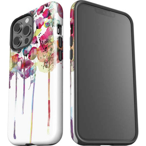 Painted Flowers iPhone 13 Pro Max Impact Case