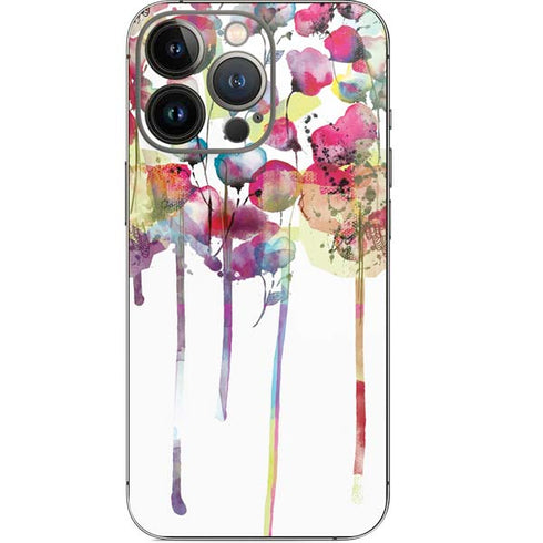Painted Flowers iPhone 13 Pro Skin