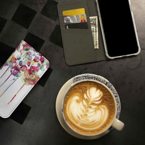 Painted Flowers iPhone 14 Folio Case
