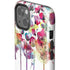Painted Flowers iPhone 14 Plus Impact Case