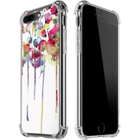 Painted Flowers iPhone 7/8 Plus Clear Case
