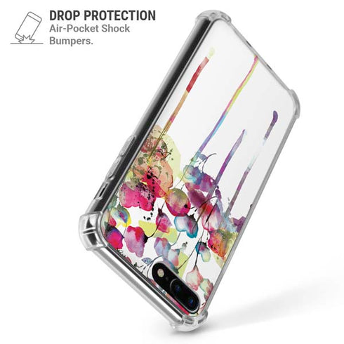 Painted Flowers iPhone 7/8 Plus Clear Case