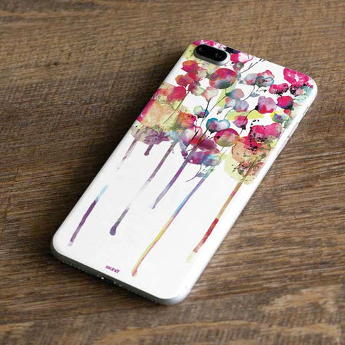 Painted Flowers iPhone 8 Plus Skin
