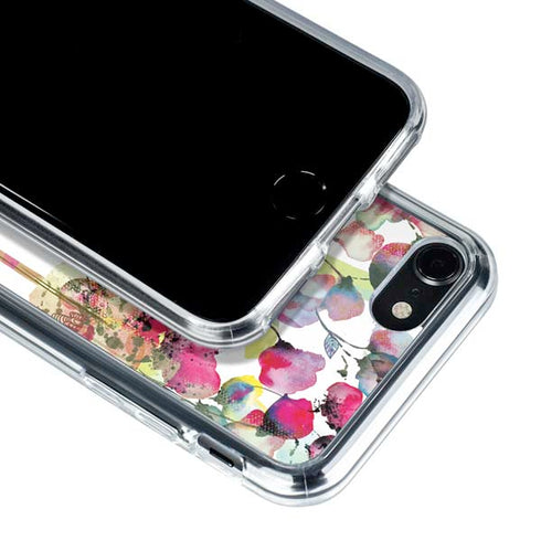 Painted Flowers iPhone SE (2nd & 3rd Gen) Clear Case
