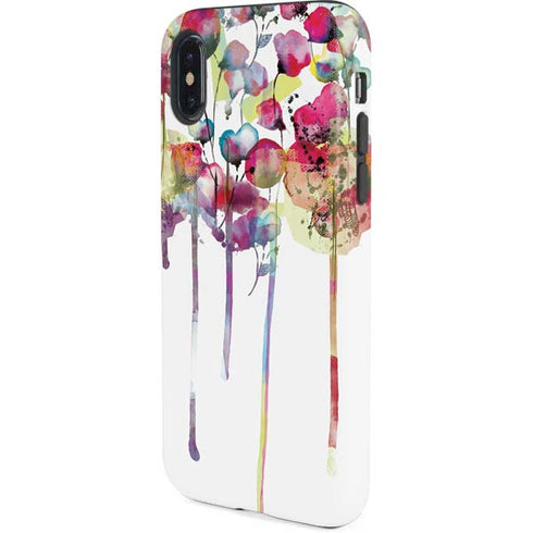 Painted Flowers iPhone X Pro Case